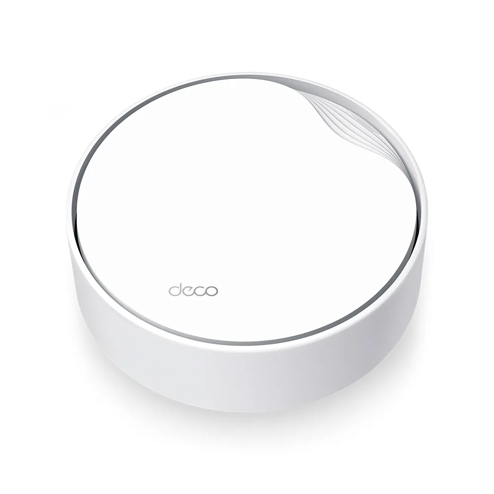 White round Deco X50-PoE shown from above at an angle