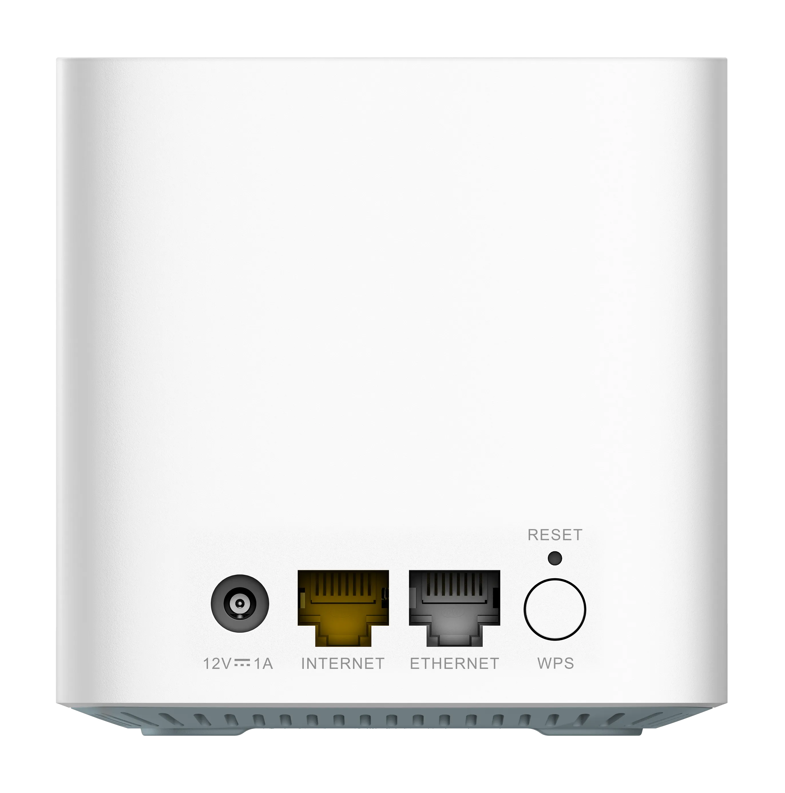 D-Link M15 rear showing Gigabit Ethernet WAN and LAN ports