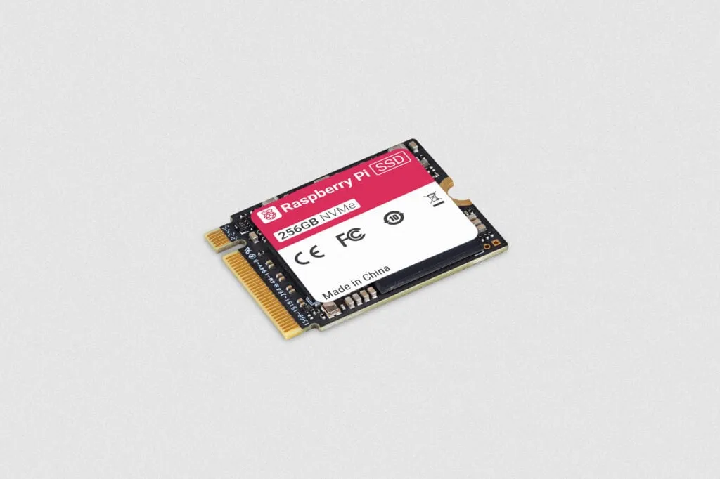 Official Raspberry Pi 256GB NVMe SSD