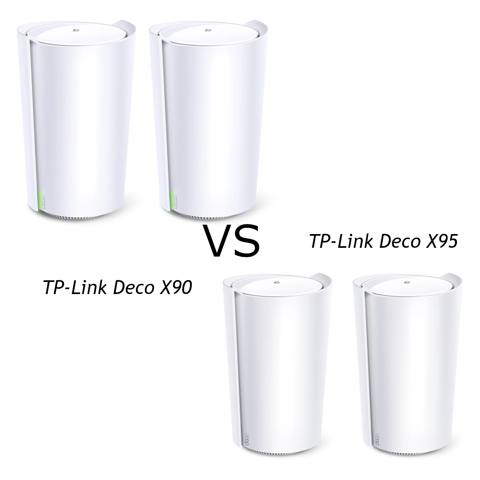 TP-Link Deco X90 vs. X95: Wi-Fi 6 Radio, Port and Backhaul Differences