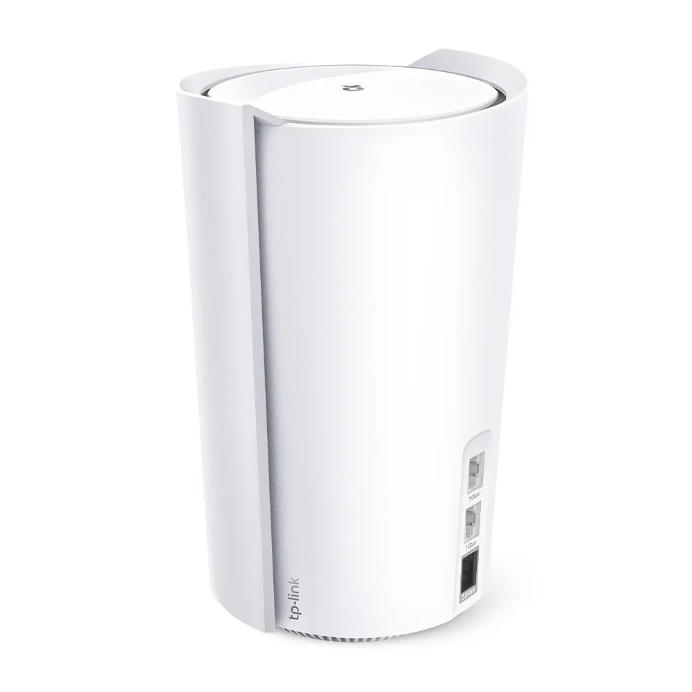 TP-Link Deco X95 rear showing 2.5G and Gigabit Ethernet ports