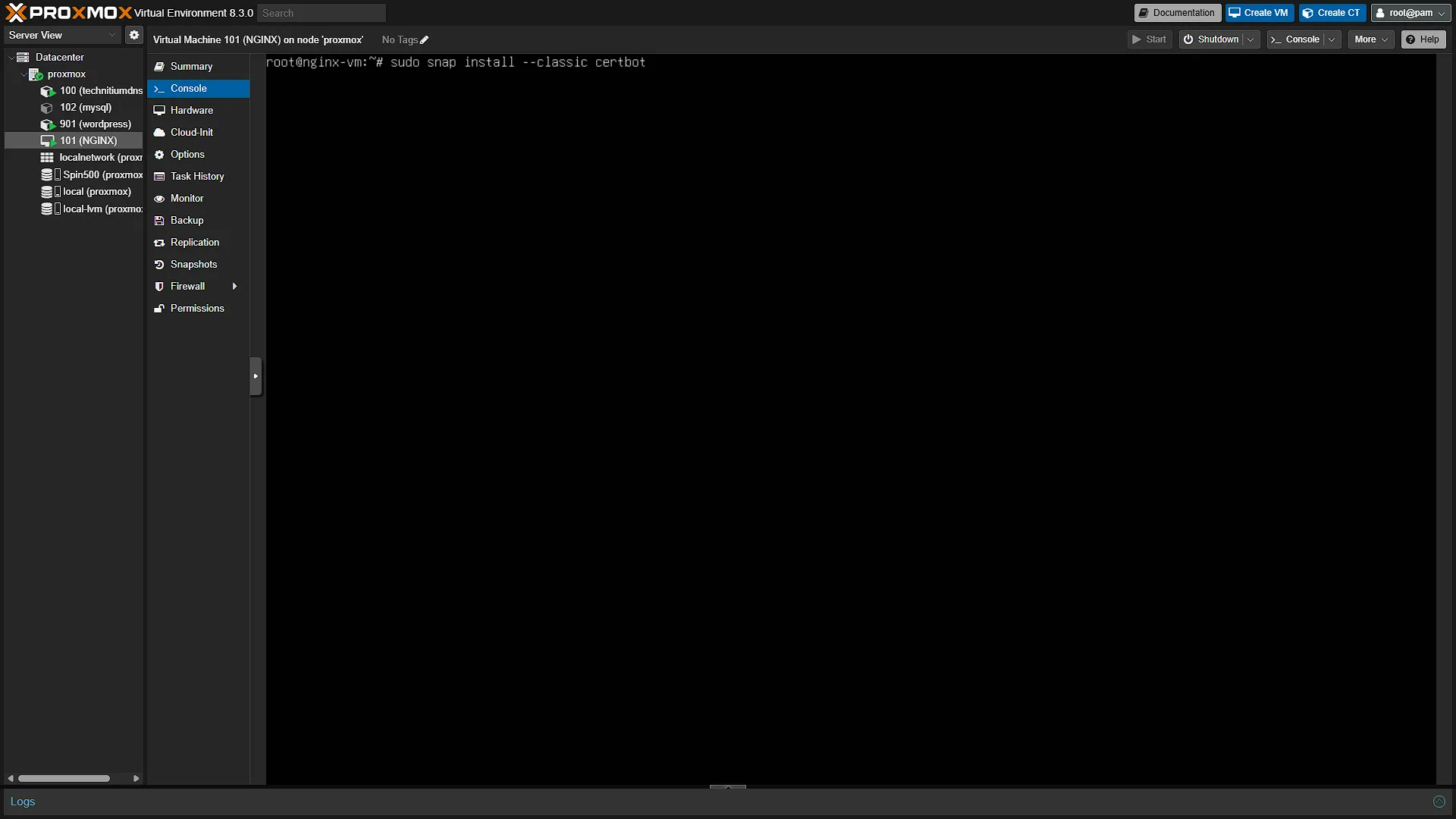 Certbot - 4 - Command