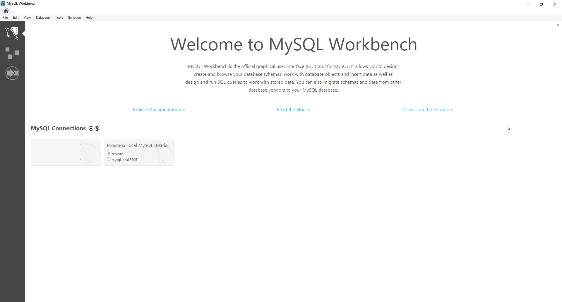 Connect to MySQL - 1 - SQL Workbench