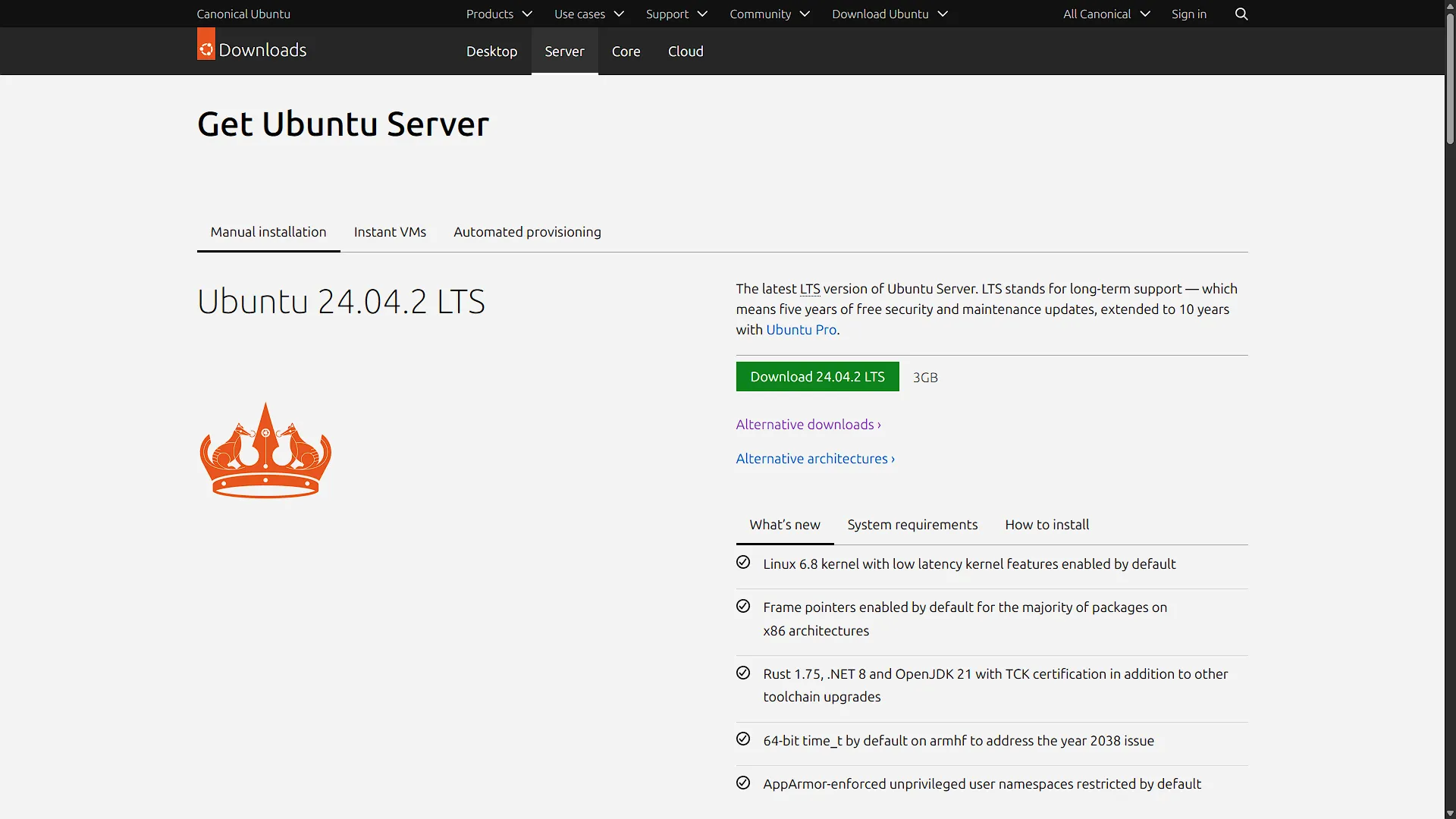 Get Ubuntu Server