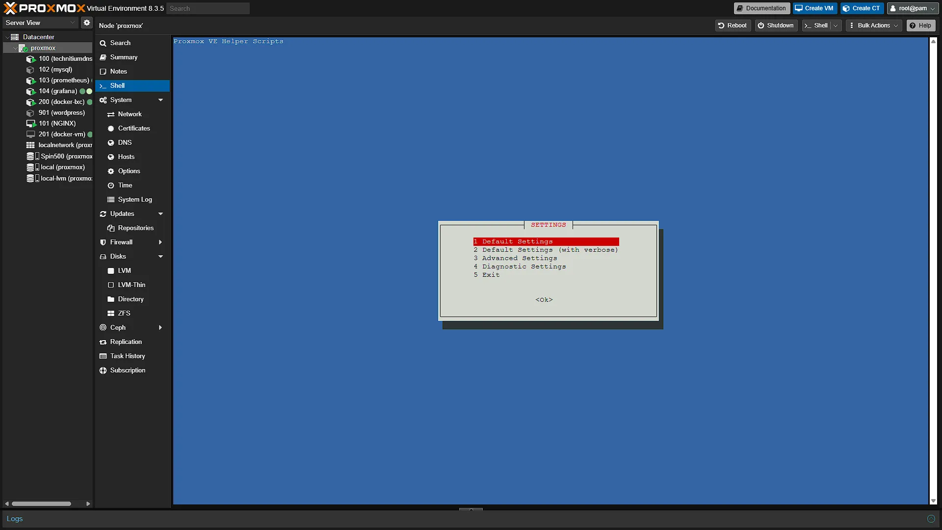 Install MySQL - 4 - Settings