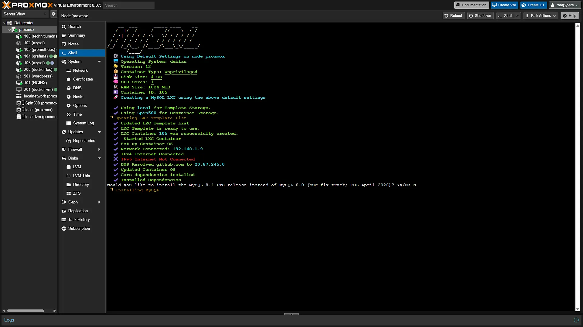 Install MySQL - 8 - Installing