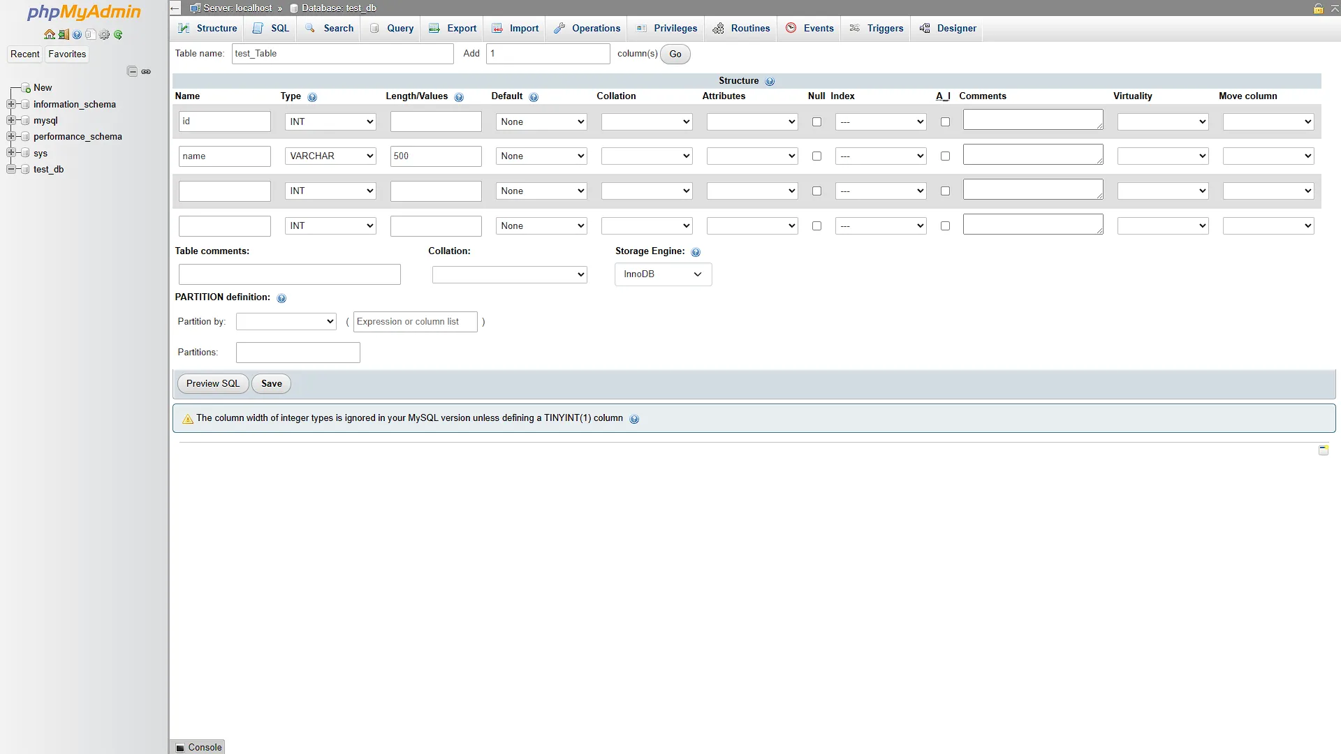 Setup MySQL - 6 - PHPMZ Create Columns