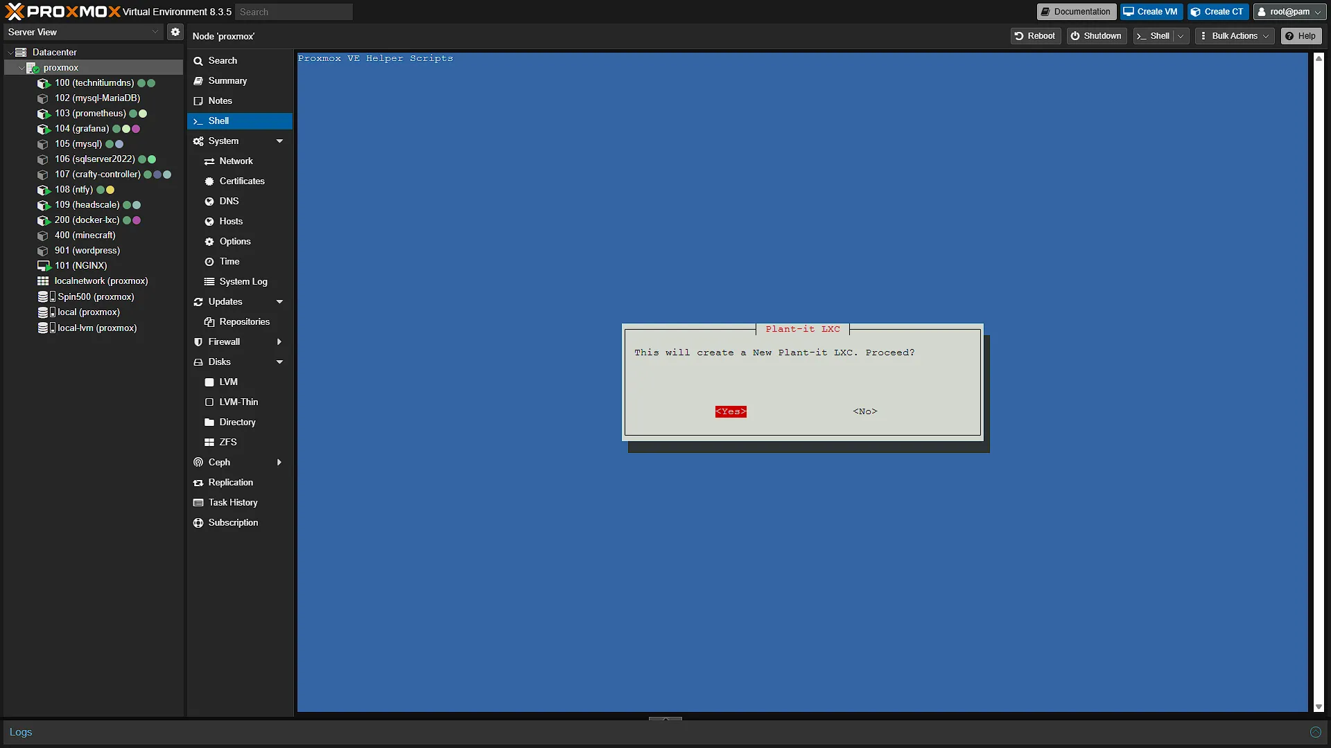 Install Plant-it - 2 - Confirm