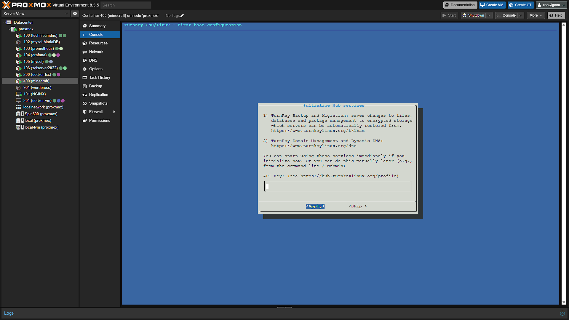 Setup Gameserver - 3 - Services