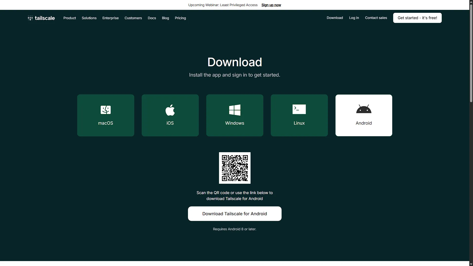 Tailscale Website