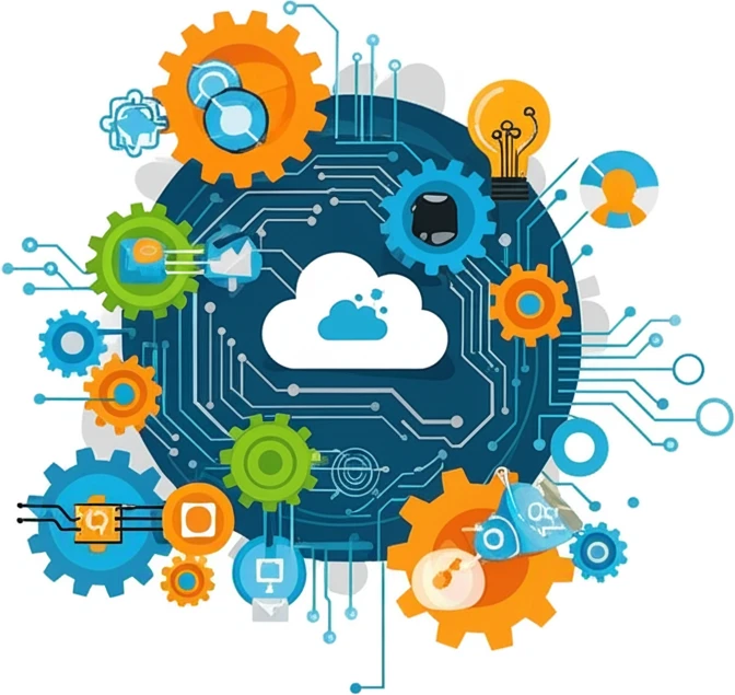TechDecode Homelab, Cloud & Networking Illustration